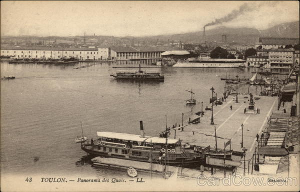 Panorama des Quais Toulon France