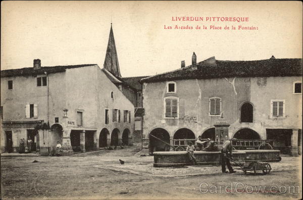 Liverdun Pittoresque: Les Arcades de la Place de la Fontain France