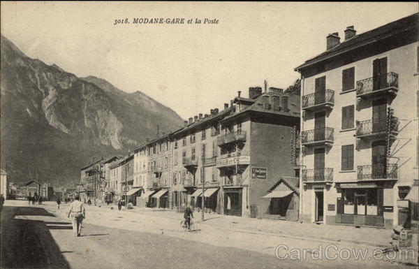 Gare et la Poste Modane France