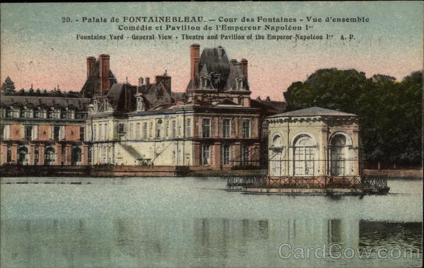 General View of the Palace at Fontainebleau France