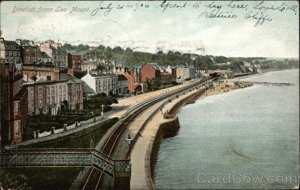 View from Lea Mount Dawlish England