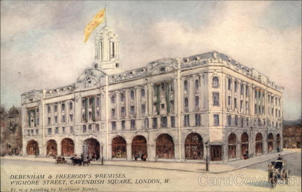 Debenham & Freebody's Premises, Wigmore Street, Cavendish Square London England