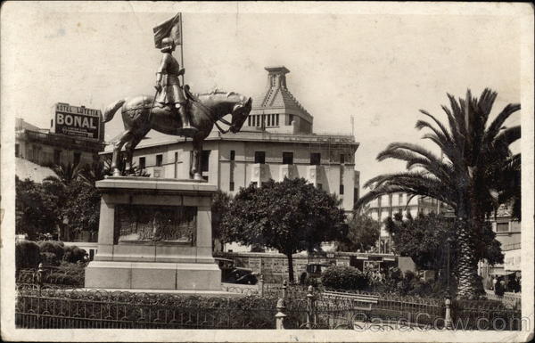 Statue de Jeanne d'Arc Oran Algeria Africa