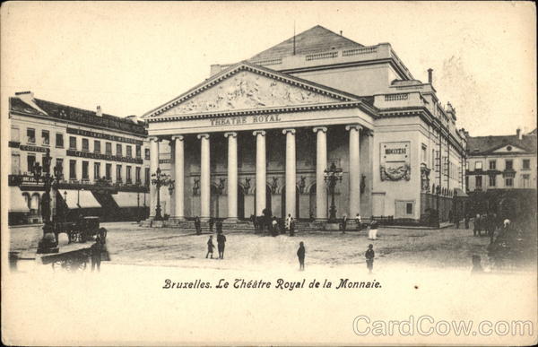 Le Theatre Royal de la Monnaie Brussels Belgium