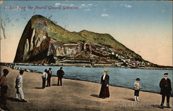 Rock from the Neutral Ground Gibraltar Spain