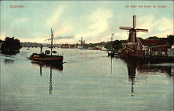 De Zaan met molen de Jonker Postcard