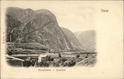 Blaaflaten Laerdal, Norway Postcard Postcard