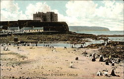 Port Stewart Castle Northern Ireland Postcard Postcard