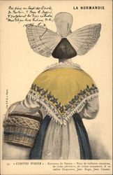 La Normandie 33. "Coiffes d'hier" : Environs de Dieppe Postcard