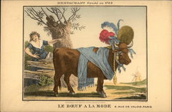 Le Boeuf a La Mode Restaurant Postcard
