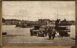 Floating Bridge ahowing Woolston Southampton, England Hampshire Postcard Postcard