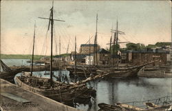 View of Harbour Padstow, England Cornwall Postcard Postcard