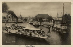 Hafen Konstanz, Germany Postcard Postcard