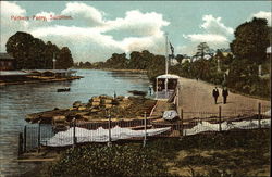 View of Parkers Ferry Postcard