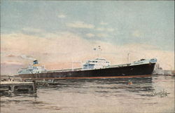 S.T. Andros Tower, Launched December 20, 1957 Postcard