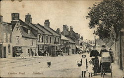 Looking Up London Road Postcard