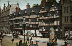 Old Houses, Holborn Postcard