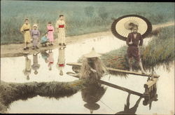 Japanese Children Postcard