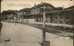 The Railway Station (The Platform Side) Postcard