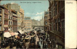 Fleet Street Showing Ludgate Circus Postcard