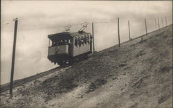 Funicular Railway - Mount Vesuvius Postcard