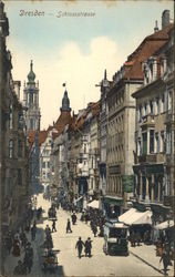 Looking Up Schlossstrasse Postcard