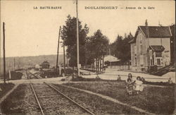 La Haute-Marne - Doulaincourt - Avenue de la Gare Postcard