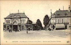 Market and Terminus Avenue Postcard