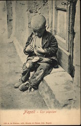 Young Street Urchin Postcard