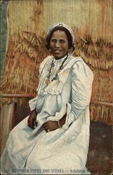 A Fellahin Woman Postcard