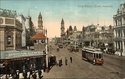 King William Street Postcard