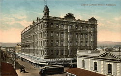 Grand Central Hotel Adelaide, Australia Postcard Postcard