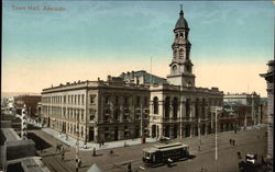 View of Town Hall Postcard