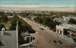 North Terrace and Mount Lofty Ranges Adelaide, Australia Postcard Postcard