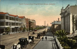 North Terrace from King William Street Adelaide, Australia Postcard Postcard