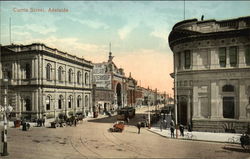 Currie Street Adelaide, Australia Postcard Postcard