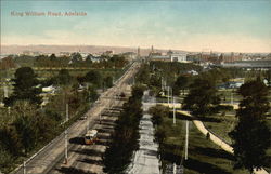 King William Road Adelaide, Australia Postcard Postcard
