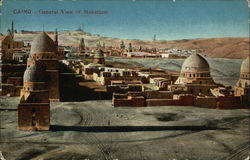 General View of Mokattam Cairo, Egypt Africa Postcard Postcard