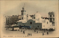 La Mosquee El-Djedid Algiers, Algeria Africa Postcard Postcard