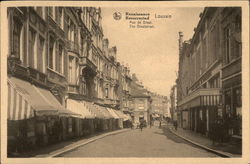 Rue de Diest Louvain, Belgium Benelux Countries Postcard Postcard