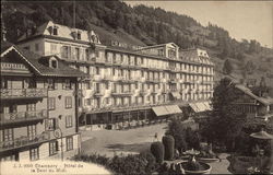 Hotel de la Dent du Midi Champery, Switzerland Postcard Postcard