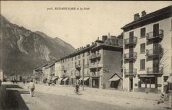 Gare et la Poste Postcard
