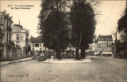 La Place Denecourt Postcard