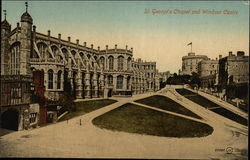 St. George's Chapel and Windsor Castle England Berkshire Postcard Postcard