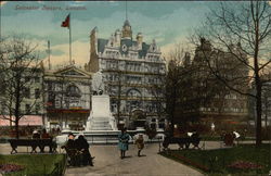 View of Leicester Square Postcard