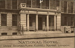 National Hotel, Upper Bedford Place, Russell Square Postcard