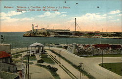 malecon, Punta and Morro Castle Postcard
