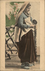 Nepali Milkwoman India Postcard Postcard