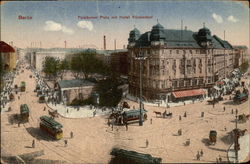 Potsdamer Platz mit Hotel Furstenhof Berlin, Germany Postcard Postcard