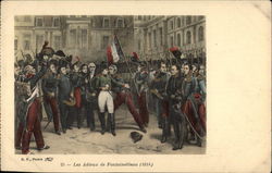 Les Adieux de Fontainebleau (1814) Postcard